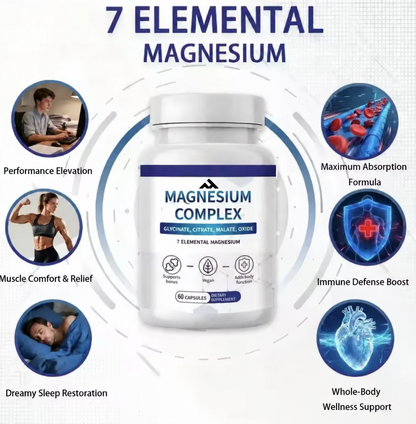 Magnesium Complex 7-Element Supplement 1000mg - 60 capsules